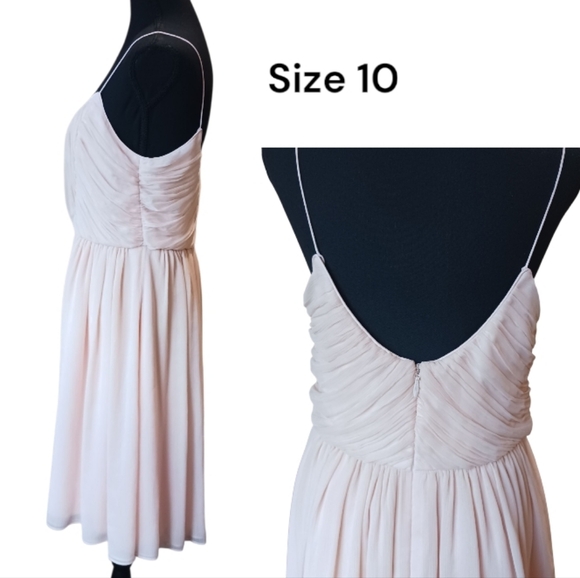 BHLDN Giselle Pleated Chiffon Dress - Picture 10 of 14